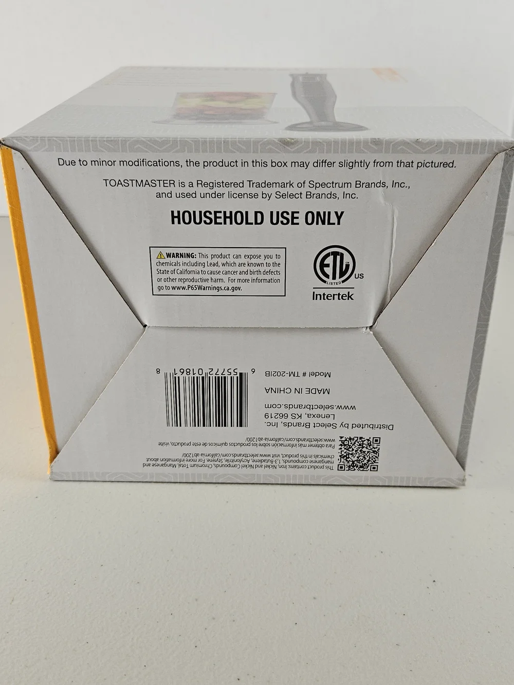 Toastmaster new box