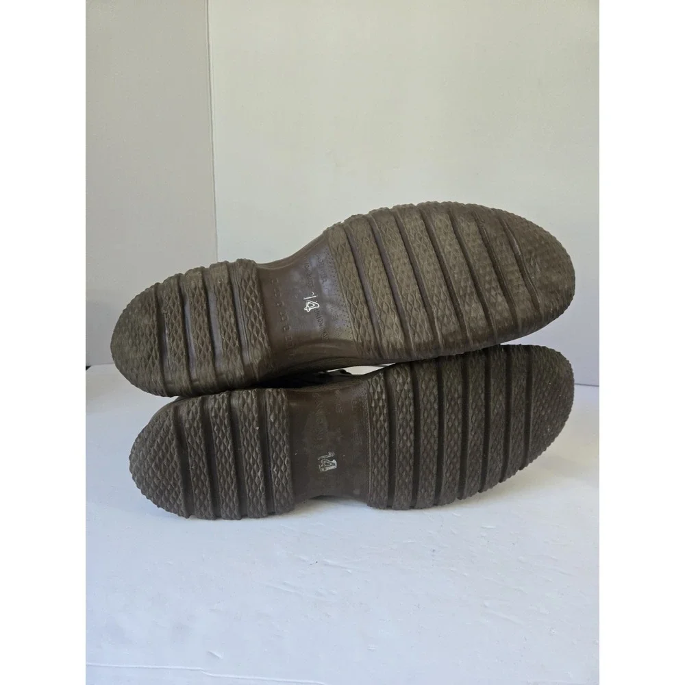 Northerner brown rubber‎ boots overshoe Mens sz 14 NWOT