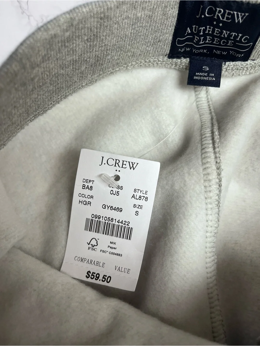 J. Crew comfortable grey