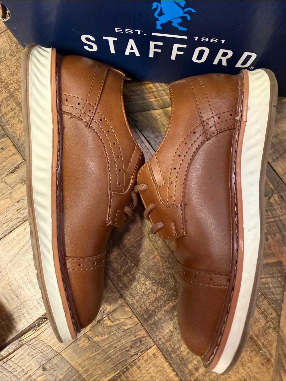Stafford semi formal leather