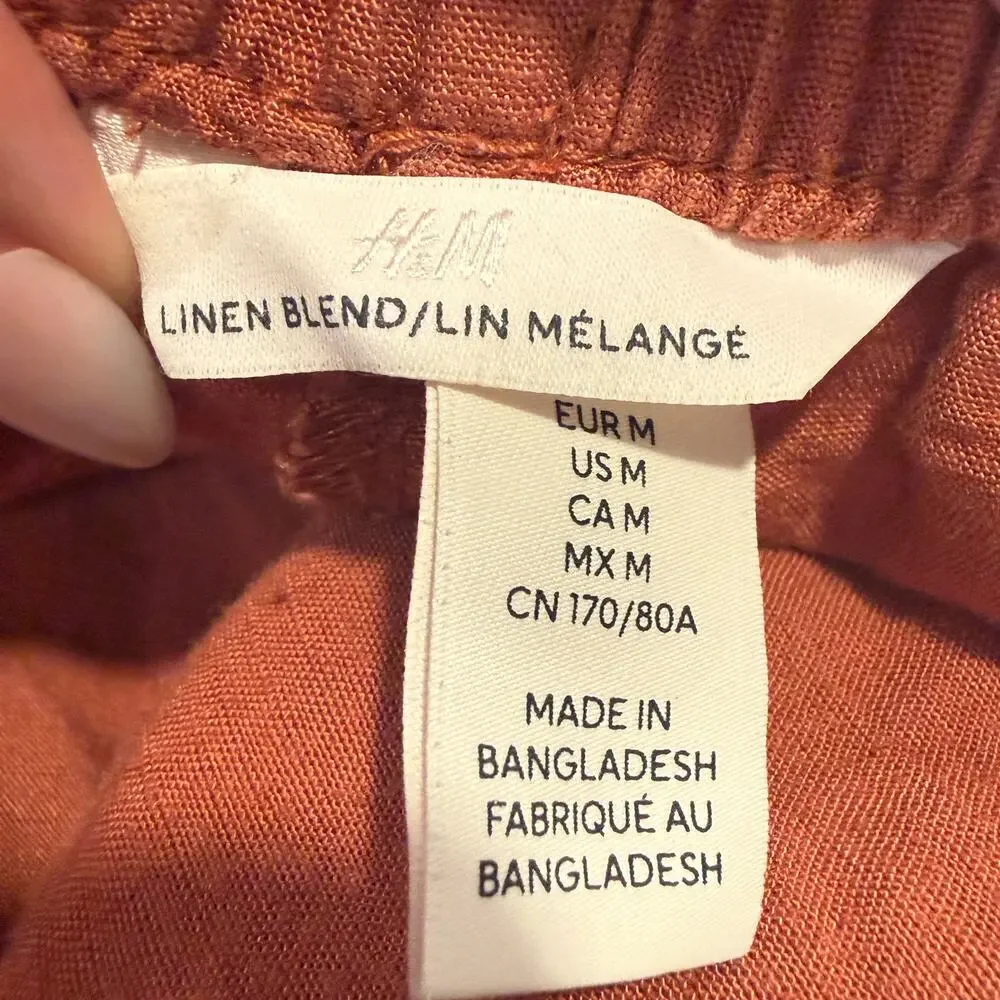 H&M linen blend