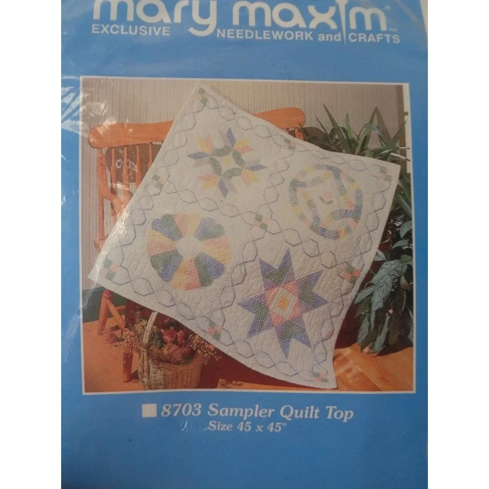 Mary Maxim 8703 Sampler Quilt Top 45