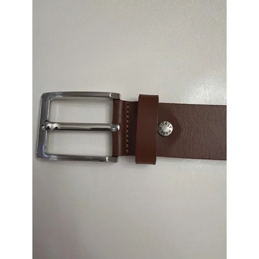 Alta Moda Men's Genuine Leather Belt – Made in Italy 32/80.  ‎      3923