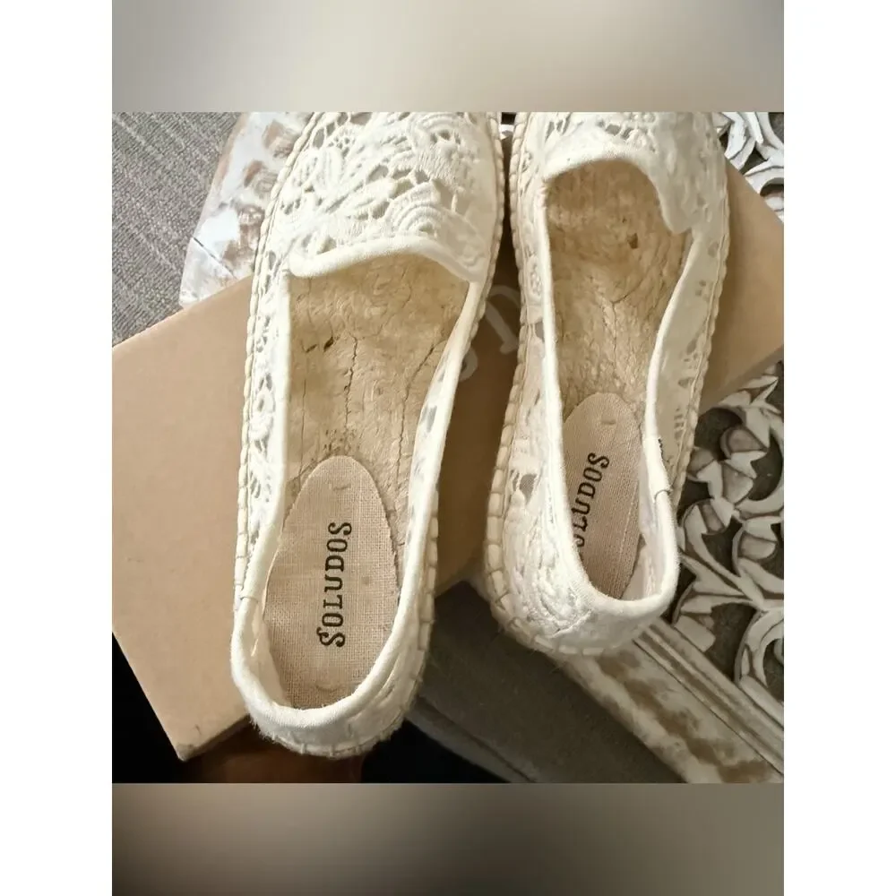 Soludos ivory slip