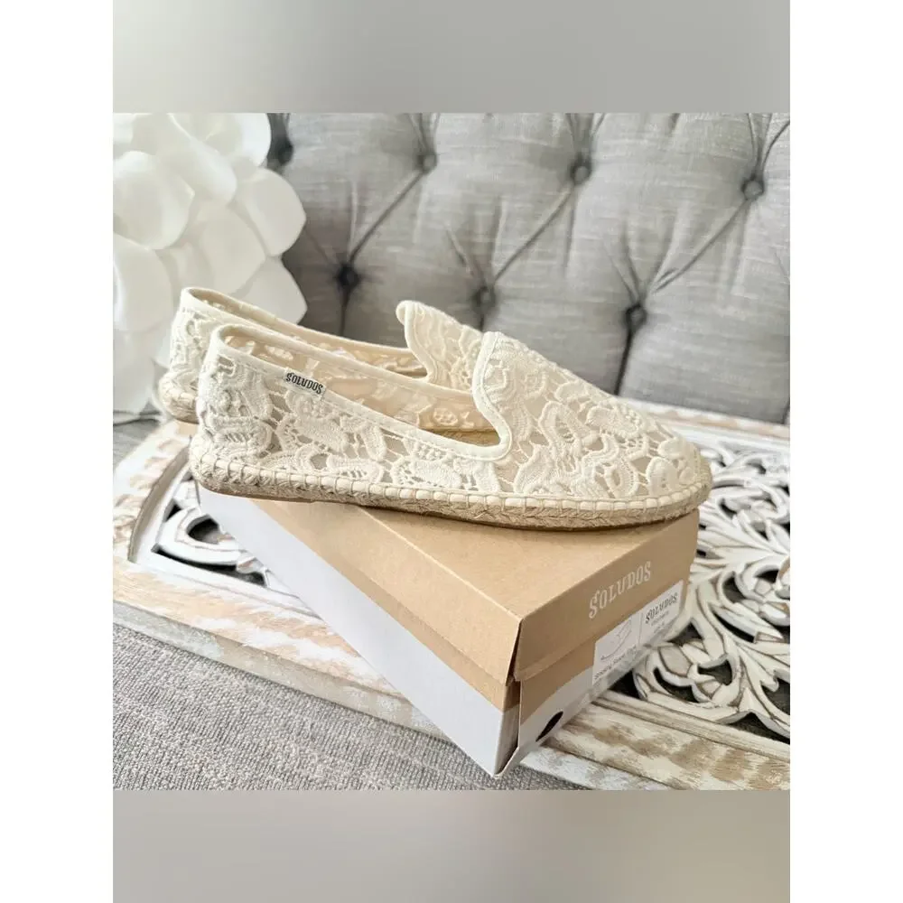Soludos ivory slip