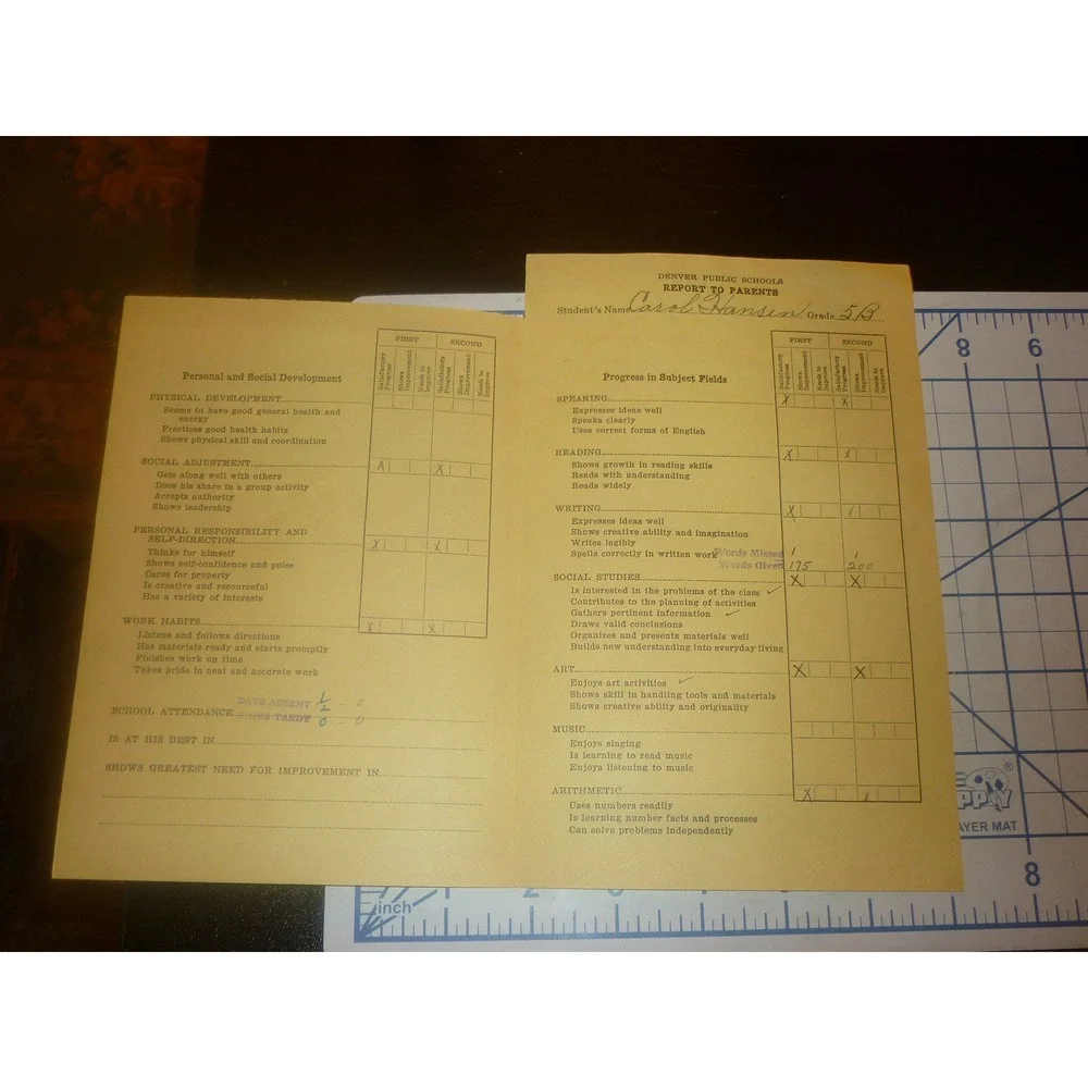 Denver Public Schools vintage 1949