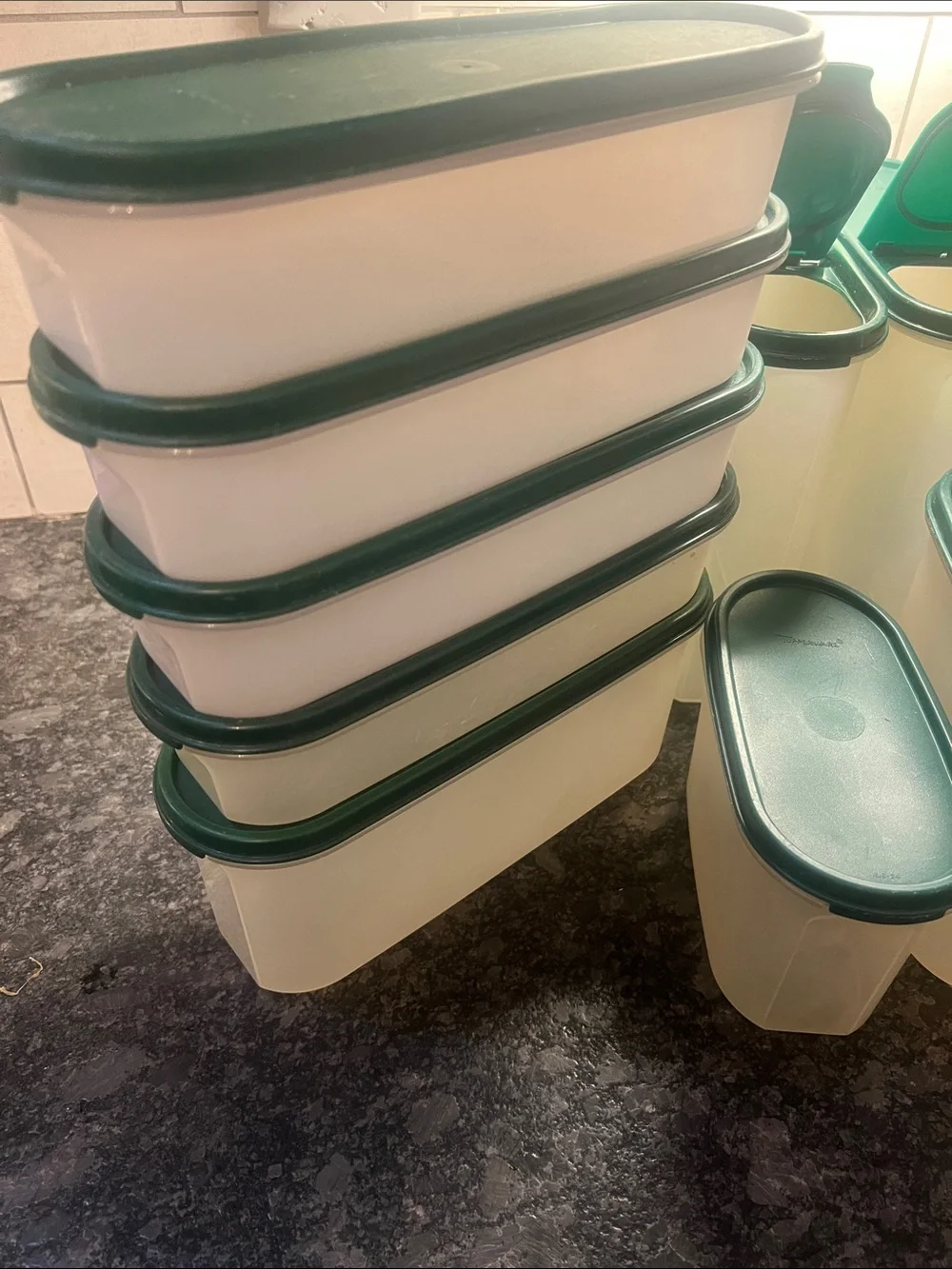 Tupperware set plastic