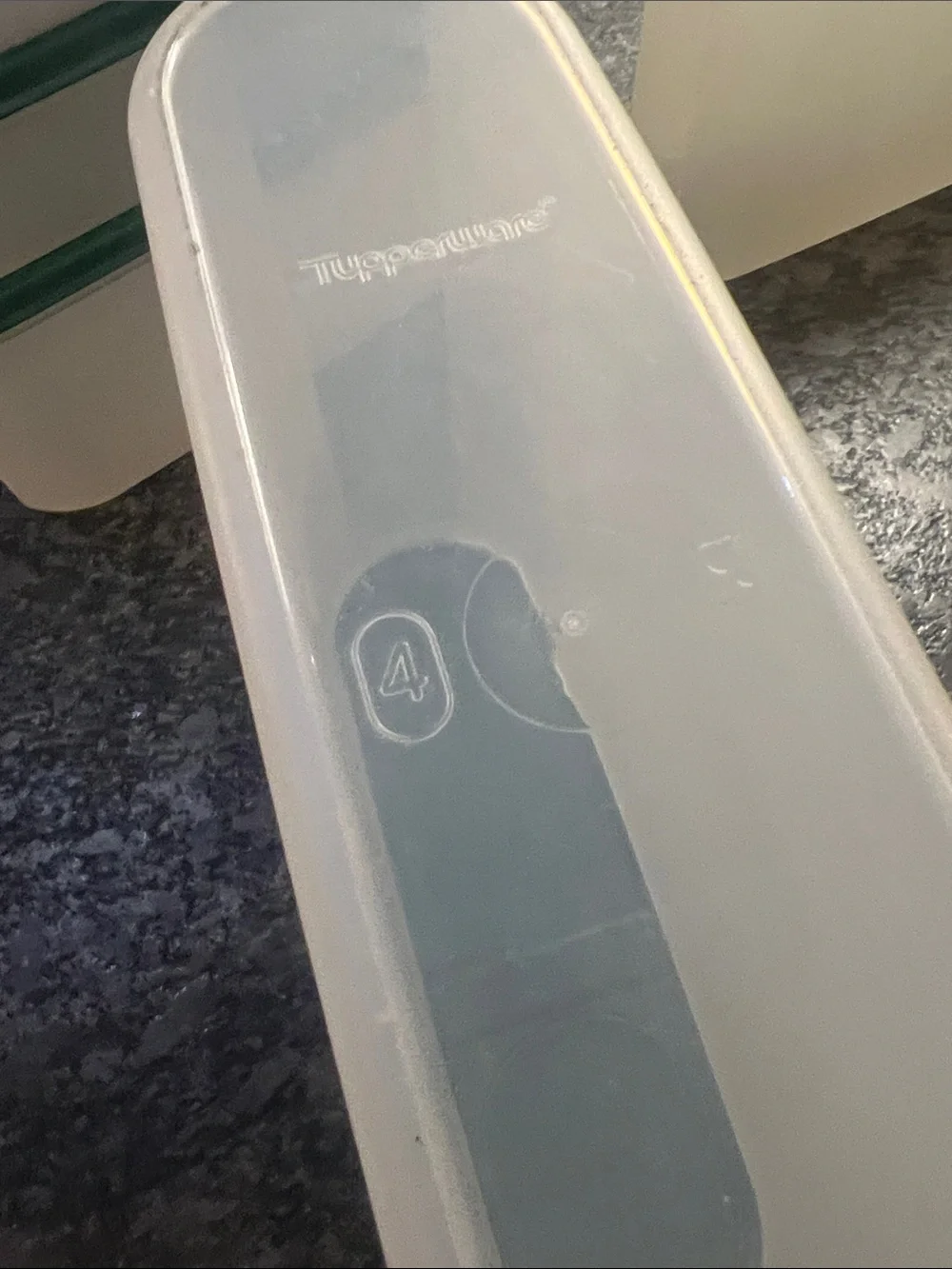 Tupperware set plastic