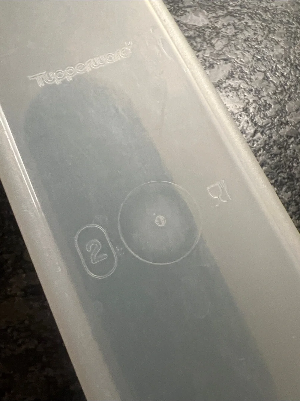 Tupperware set plastic