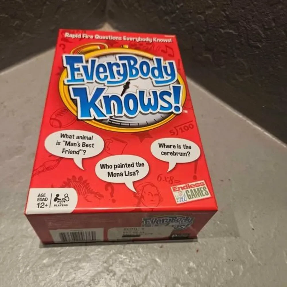 Endless Games Everybody Knows! trivia board game