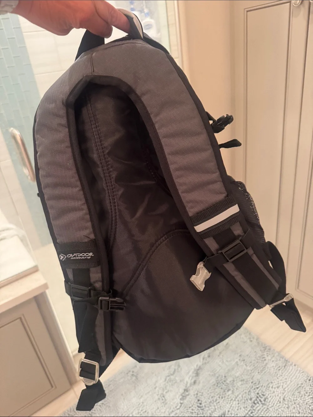 Blue and Cream Men’s Backpack