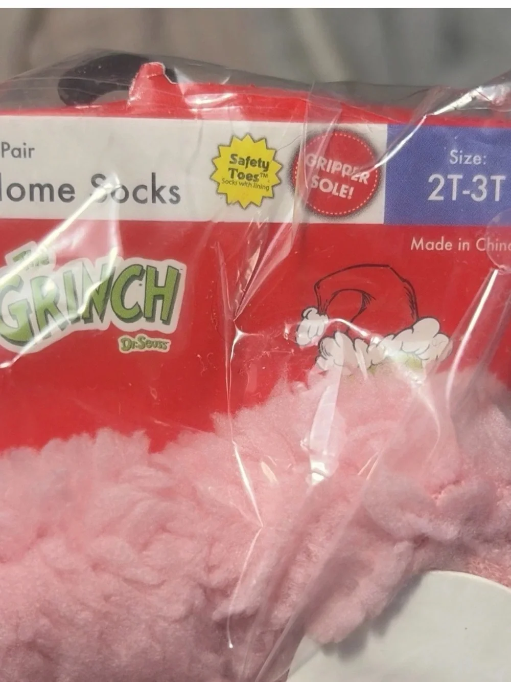 The Grinch soft pink
