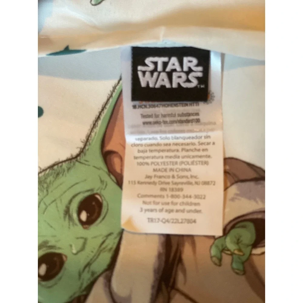 Star Wars The Mandalorian Baby Yoda Twin Flat‎ Sheet Precious Cargo