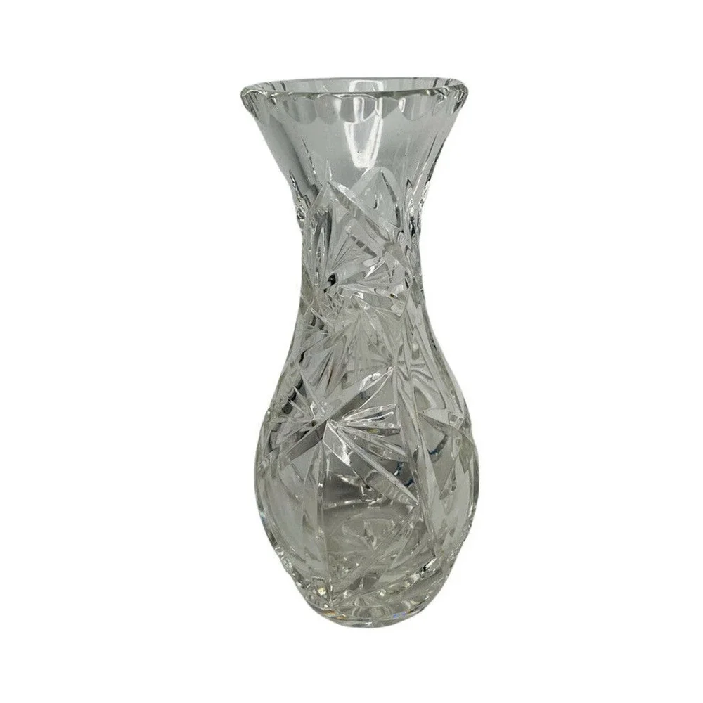 NEW Lead‎ Crystal Flower Vase 6