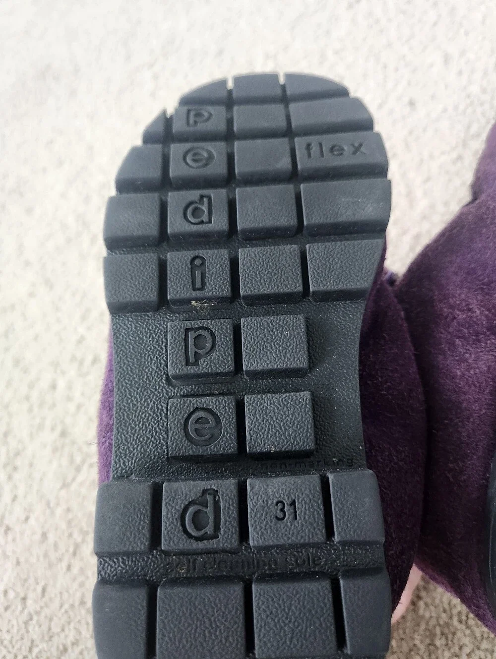 pediped purple suede