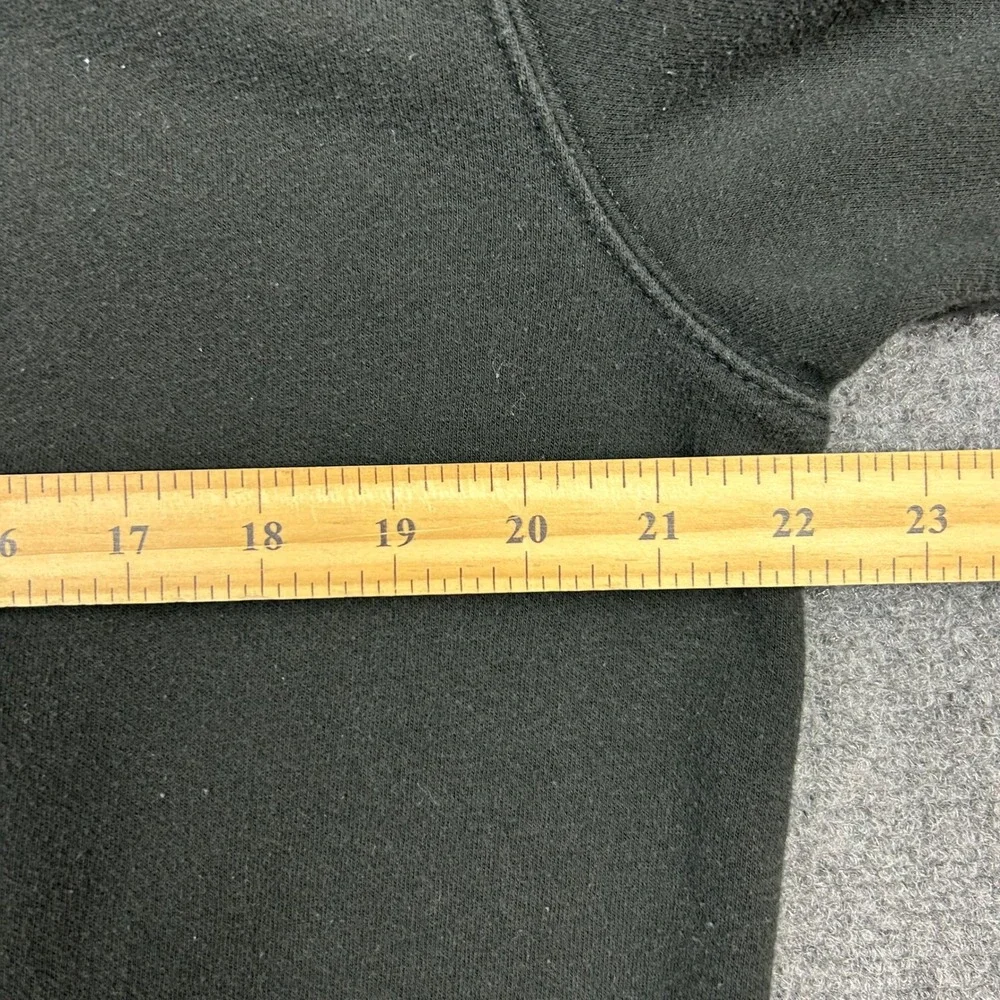 The North Face Hoodie Mens M Black Logo Pullover Fleece Outdoor Half Dome