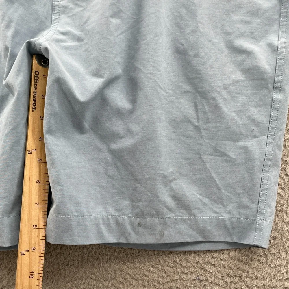 Faherty All Day Shorts Men 40x8* Blue Chino Preppy Outdoor Golf Performance Surf