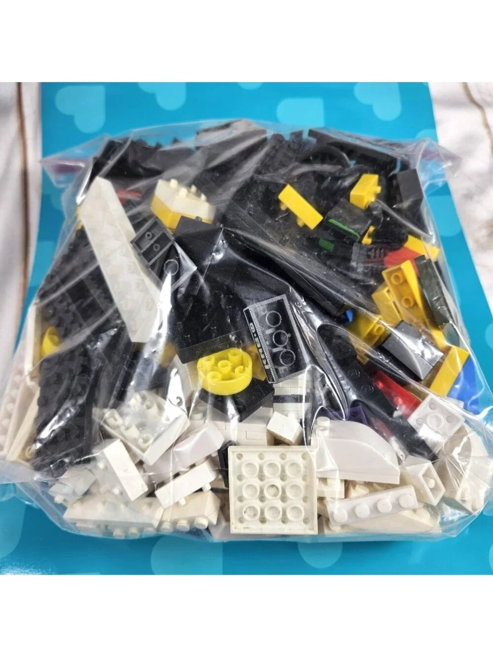 Building Bricks Blocks Mixed Lot 1.5+ Pounds Assorted Multi Plastic Kids Fidget