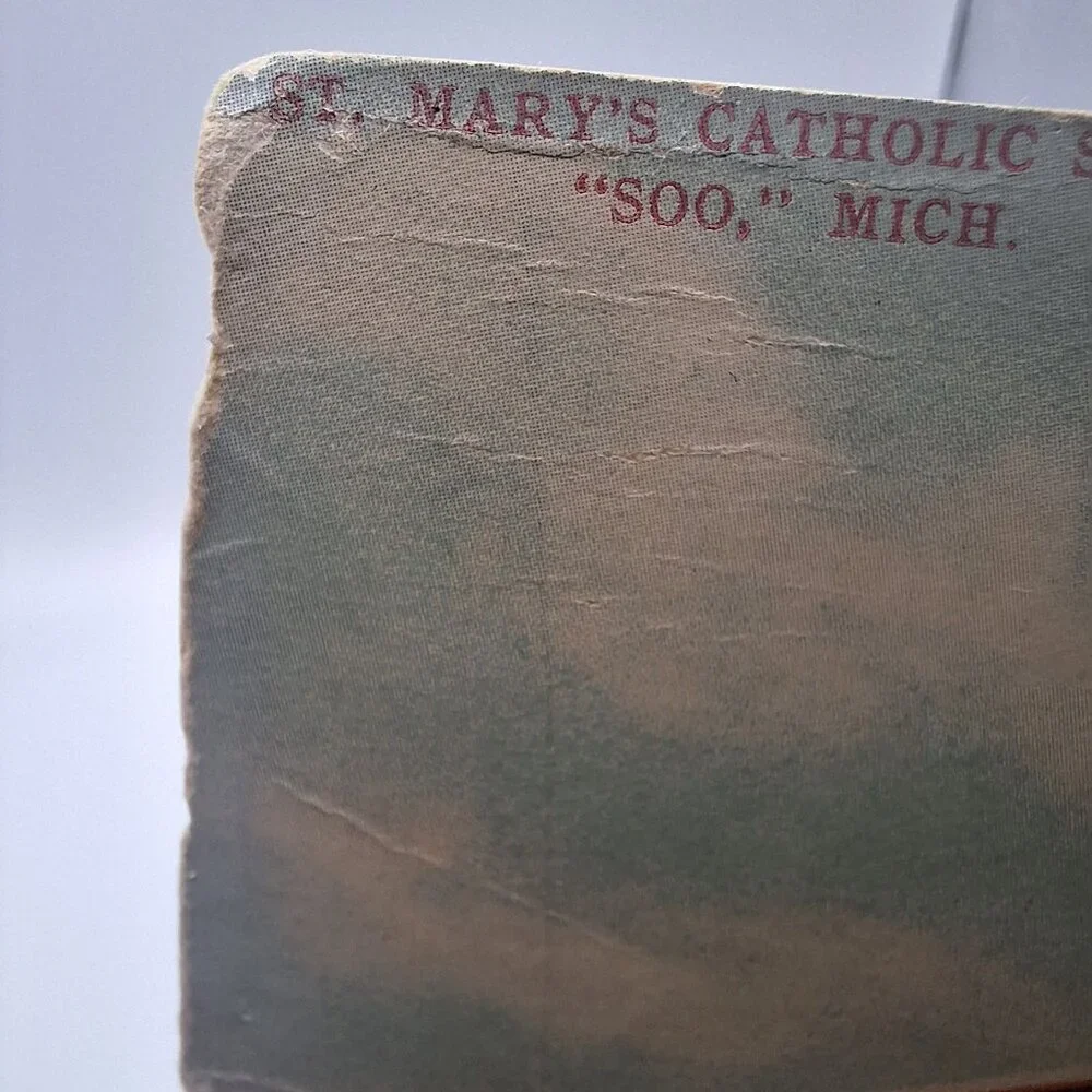 St Marys Catholic School Soo Mich Vintage Postcard send your