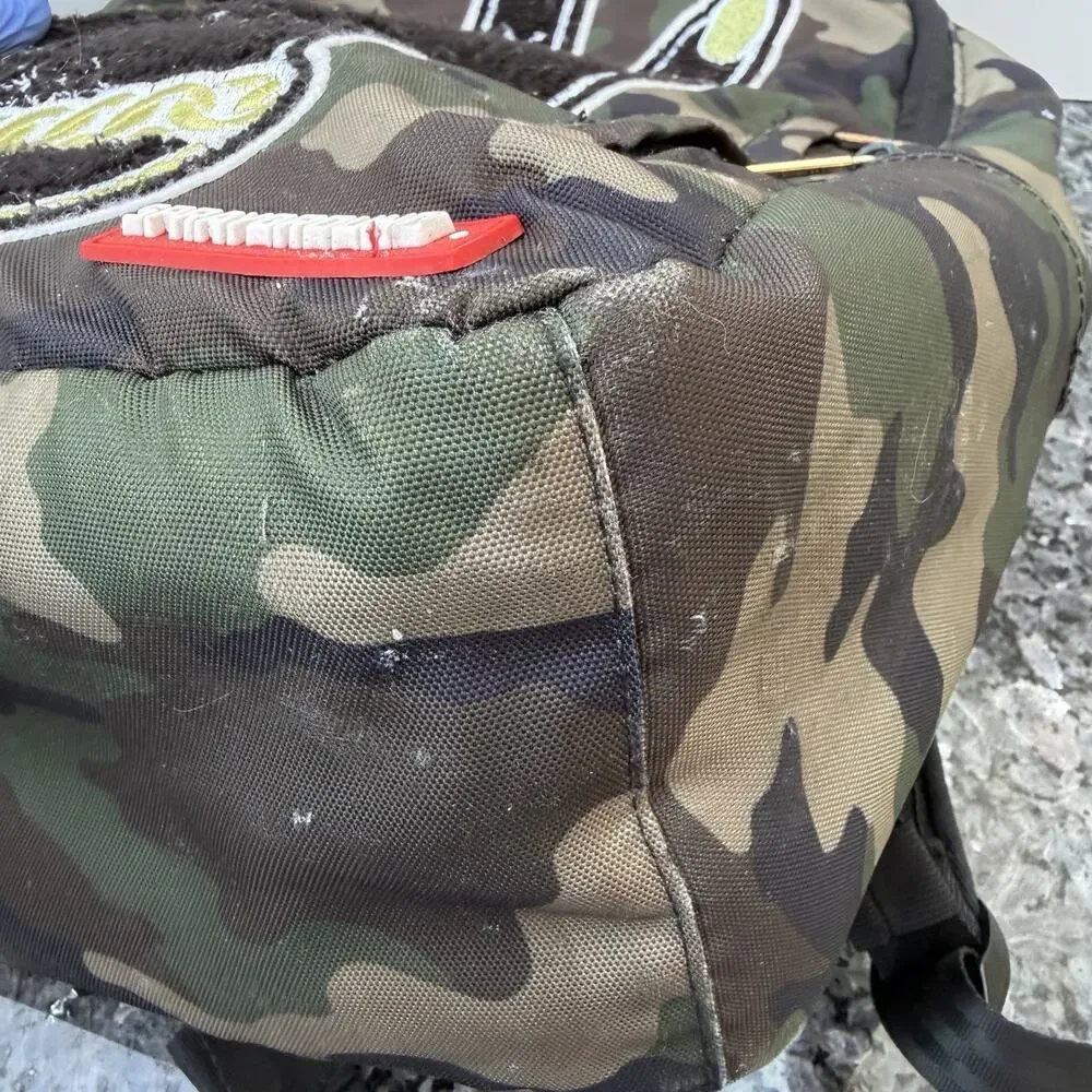 Sprayground camouflage backpack