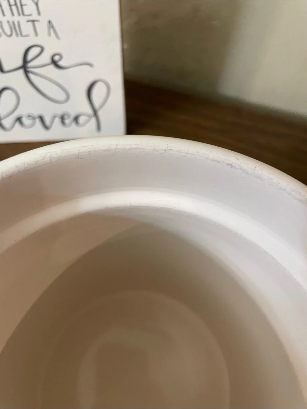 Rae Dunn close farmhouse organizing