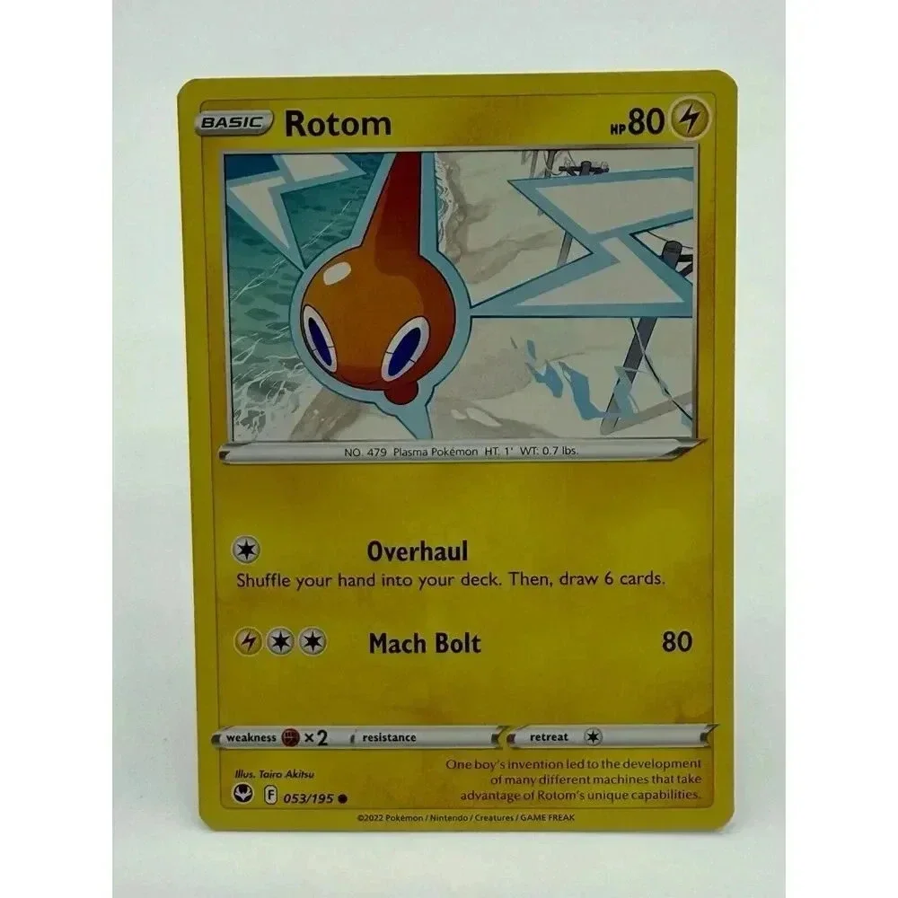 Rotom‎ 053/195 SWSH: Silver Tempest Non-Holo Pokémon TCG Mint Unplayed
