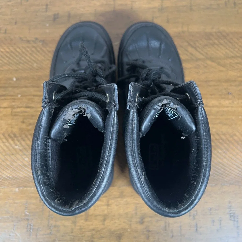 Polo Ralph Lauren Boots Toddler 1 Black Lansing Snow Winter Lace‎ Up Outdoor