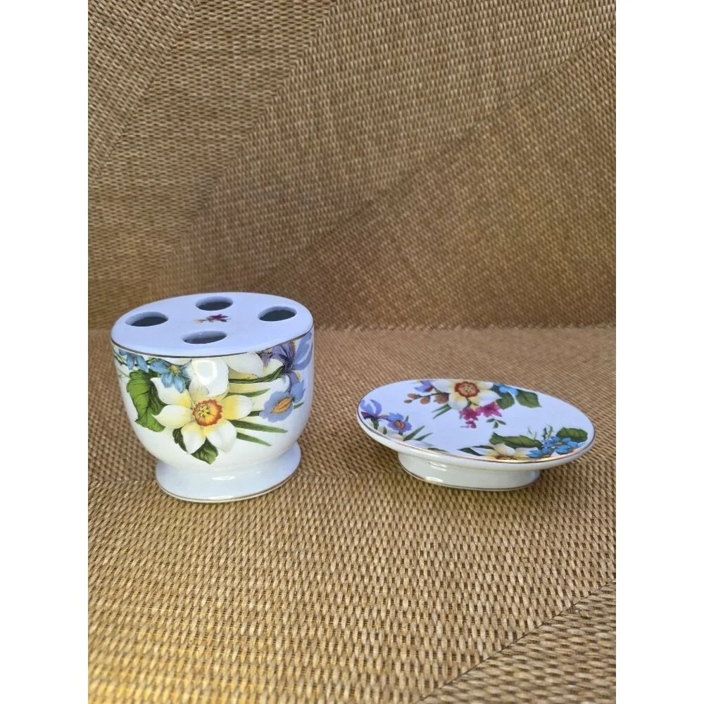 Baum Bros. matching porcelain