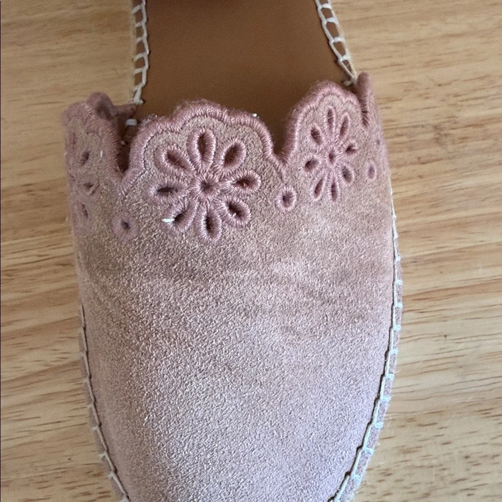 See by Chloé Glyn Floral Laser-Cut Espadrille Flats - Size 37 - 6.5/7‎ US