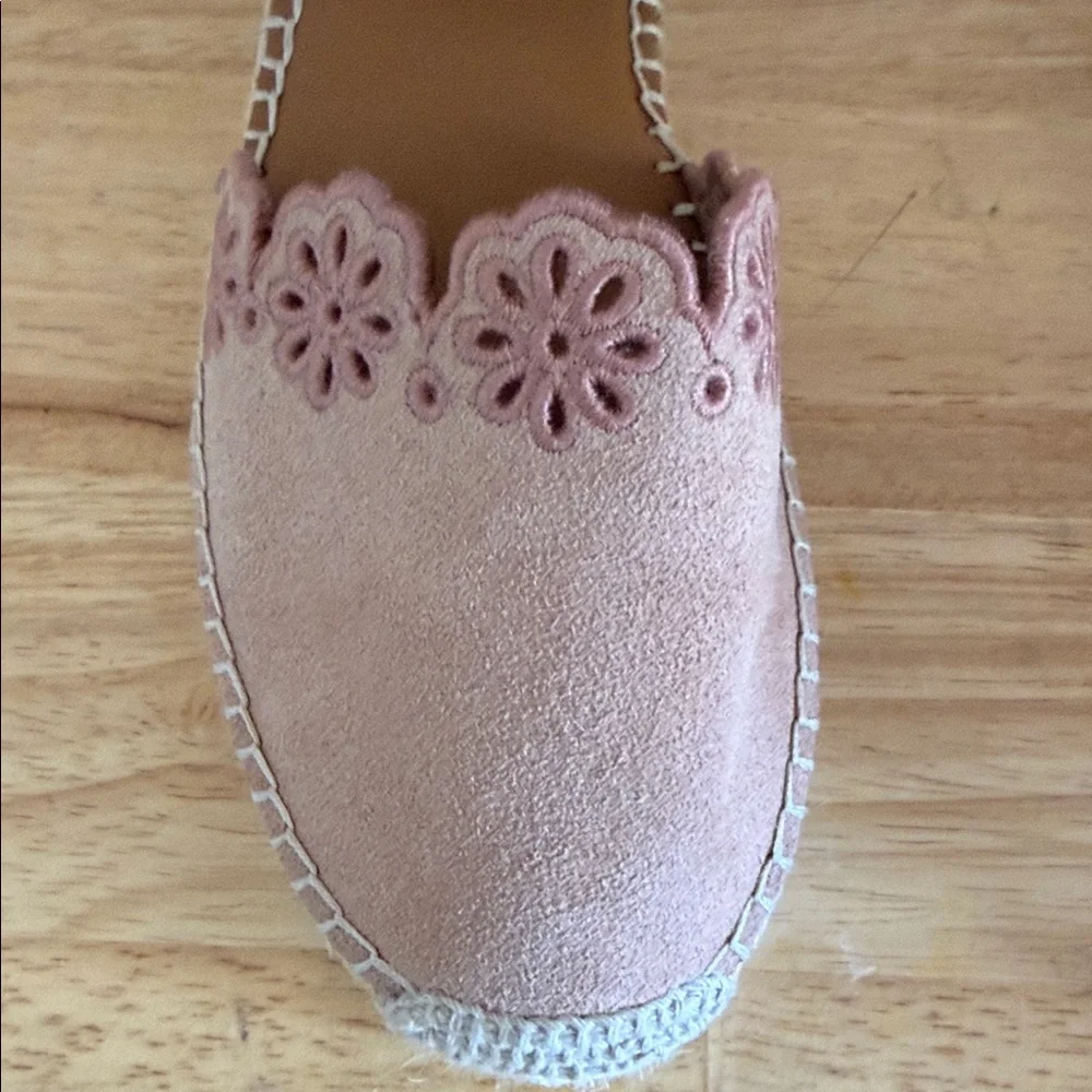 See by Chloé Glyn Floral Laser-Cut Espadrille Flats - Size 37 - 6.5/7‎ US