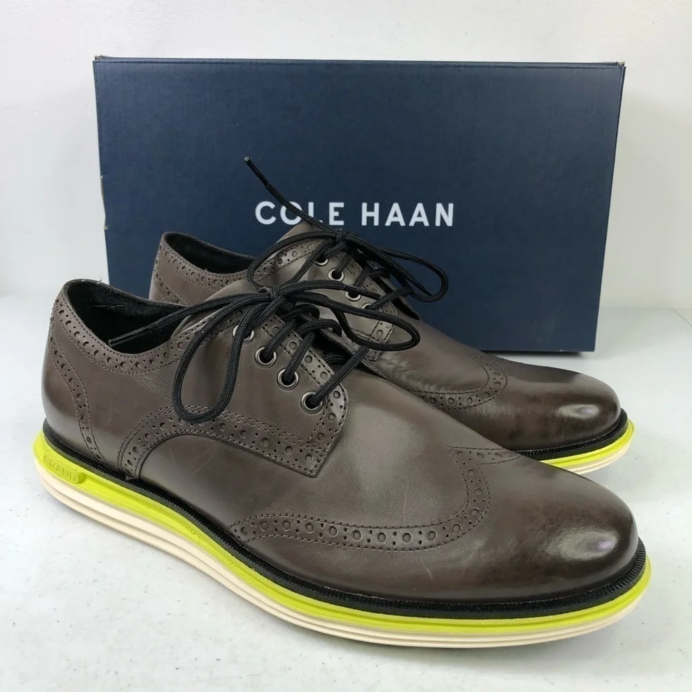 Cole Haan Original Grand Lux Wingtip Oxford Dress Shoes