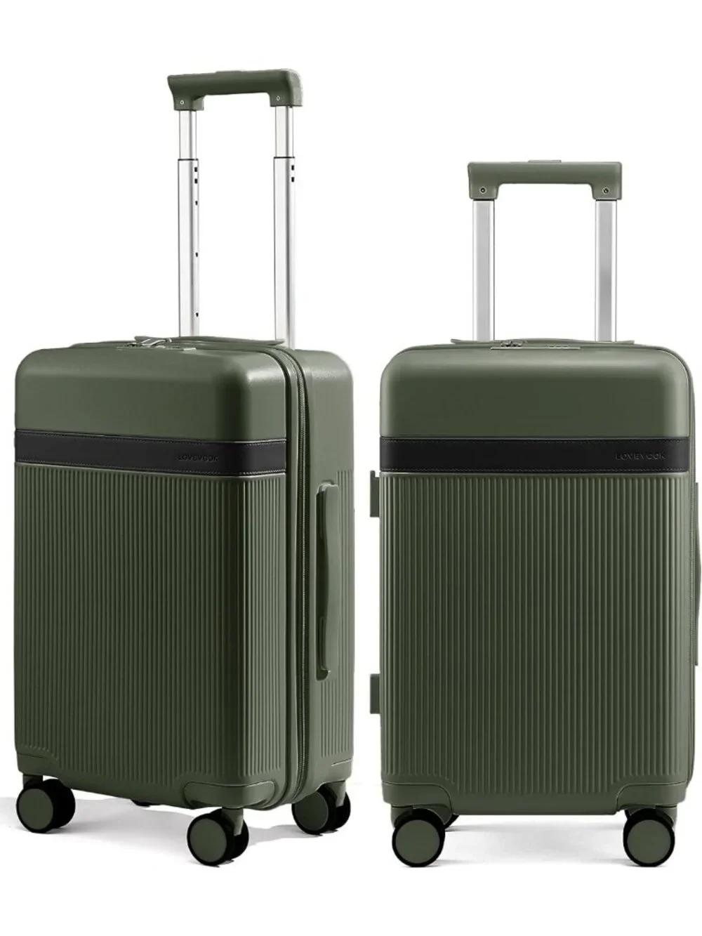 22-Inch Hard Shell Carry-On Luggage with Spinner Wheels & TSA Lock - Lightweight