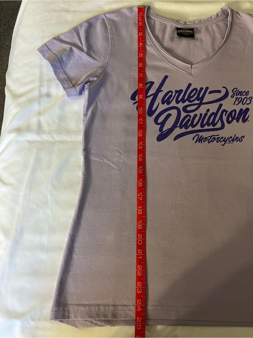 Harley-Davidson lavender short