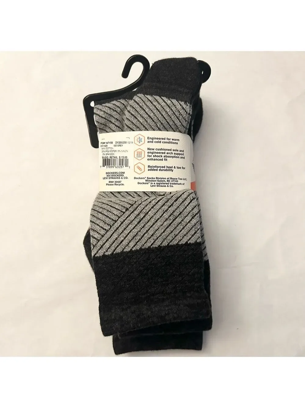 Dockers Mens Sock 3 Pairs NWT