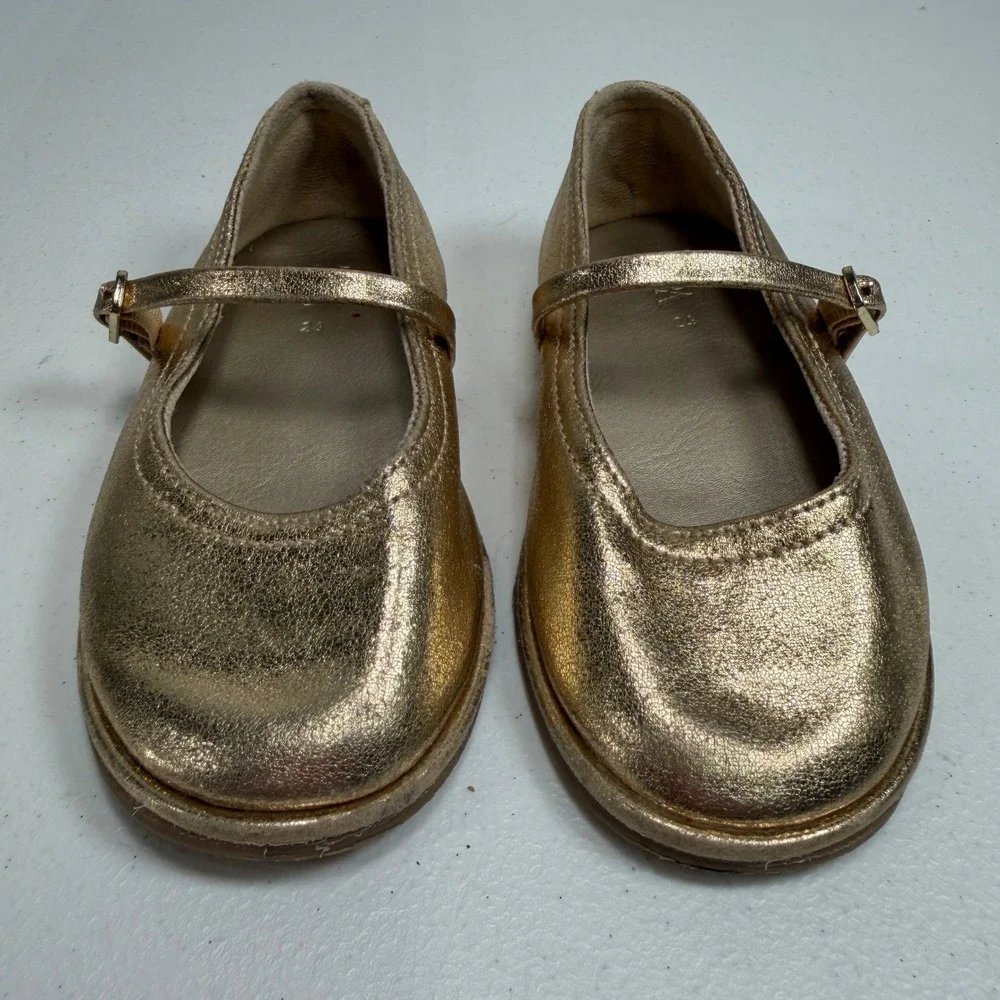 Zara metallic gold