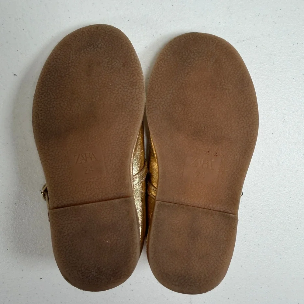 Zara metallic gold