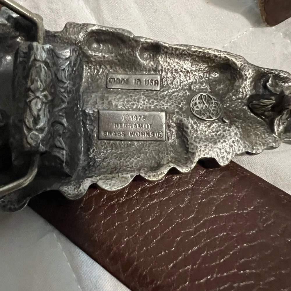 Bergamot Brass Works distinctive belt