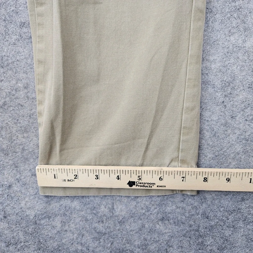 Banana Republic Emerson Chino Pants Men's 33x32 Tan Straight Leg Cotton Office