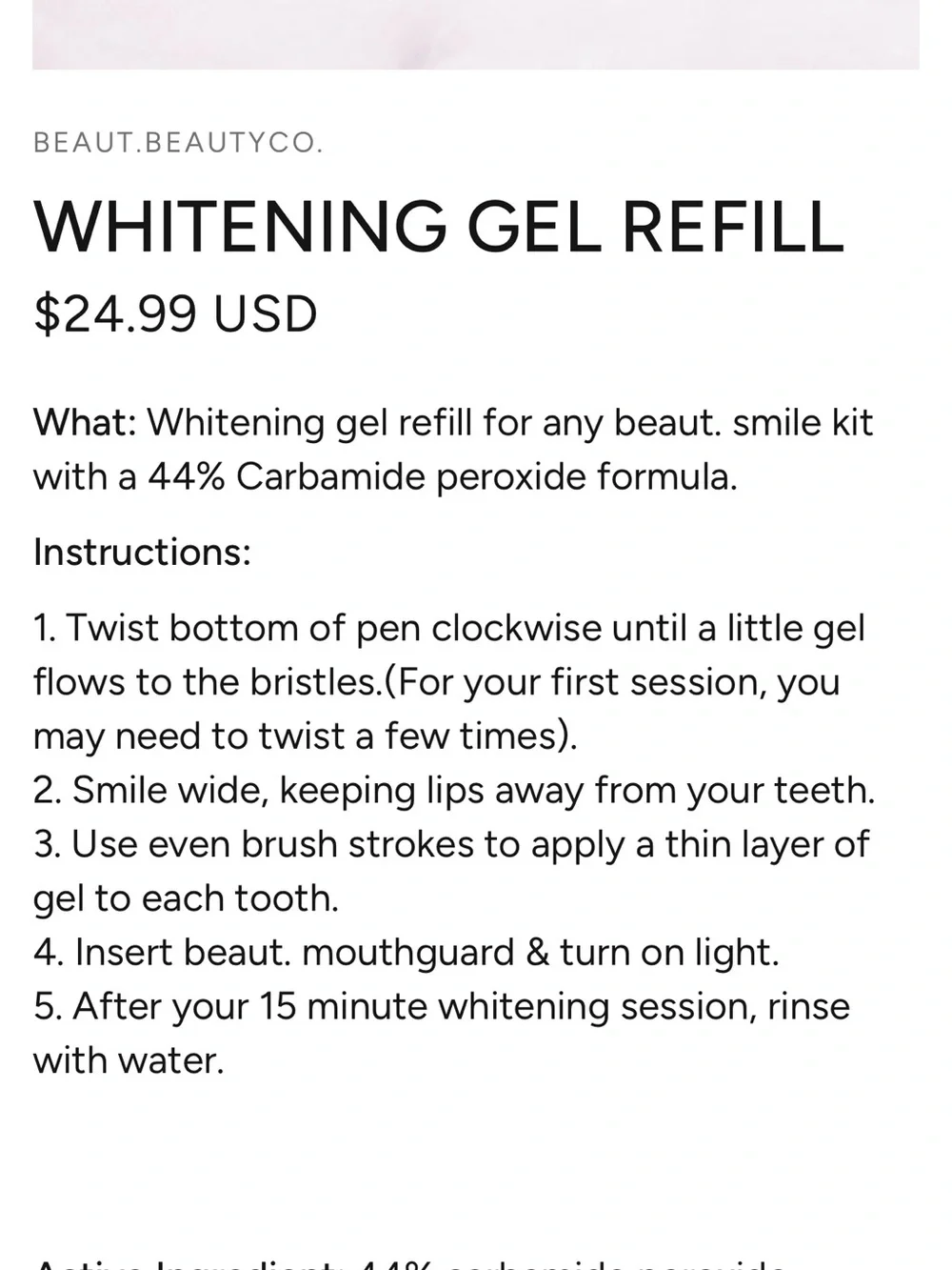 Beaut. Beauty Co. trio teeth