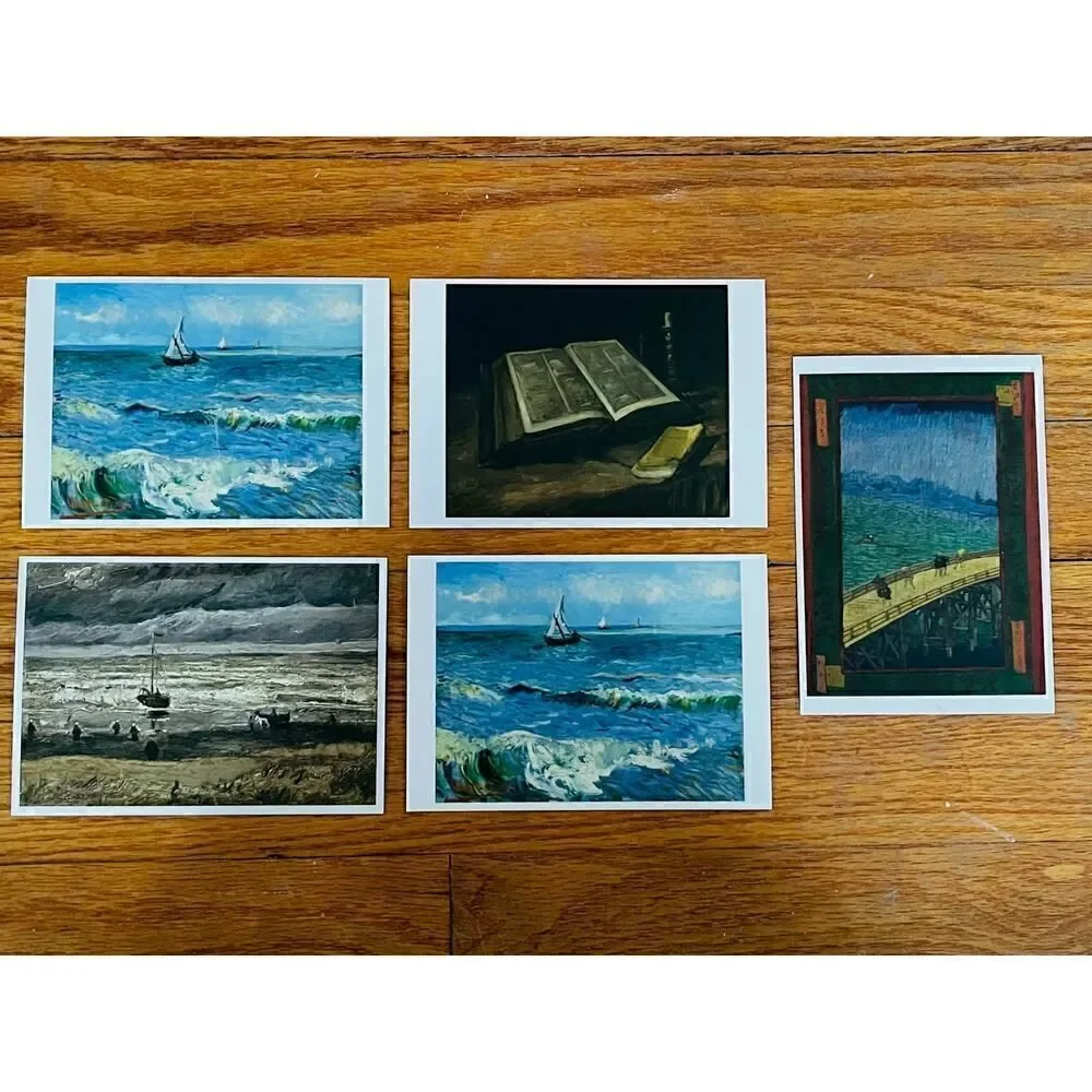 Lot of 5 Vincent Van Gogh Museum Post Cards New