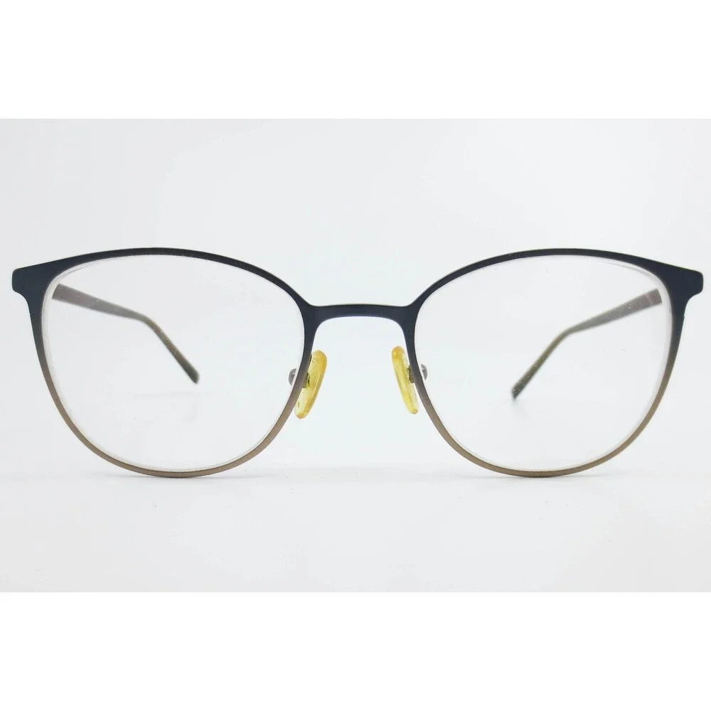 Eyeglasses 39100 Cat Eye Navy Blue Bronze Gradient Frames 49-19-140 MK09804