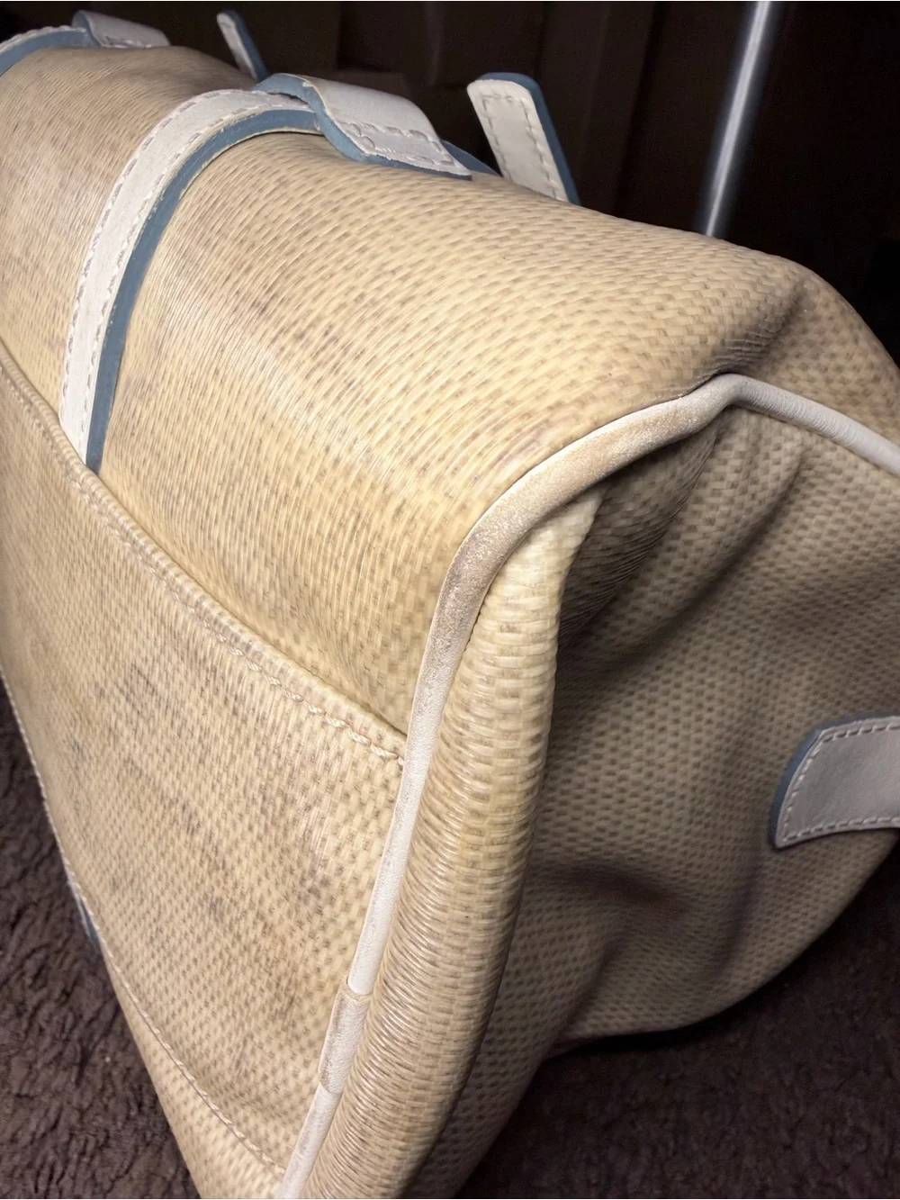 Dooney & Bourke Panama barrel satchel bag