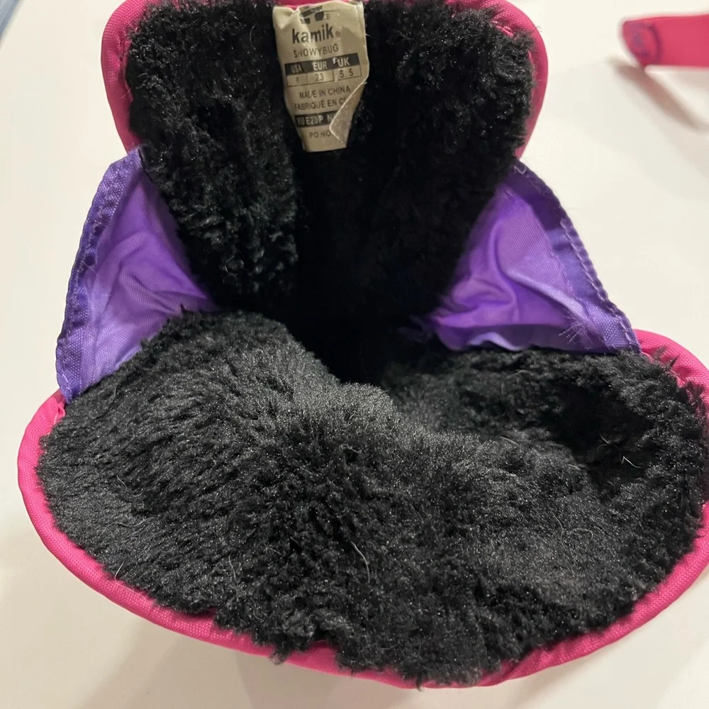 Kamik  boots baby girl size 6