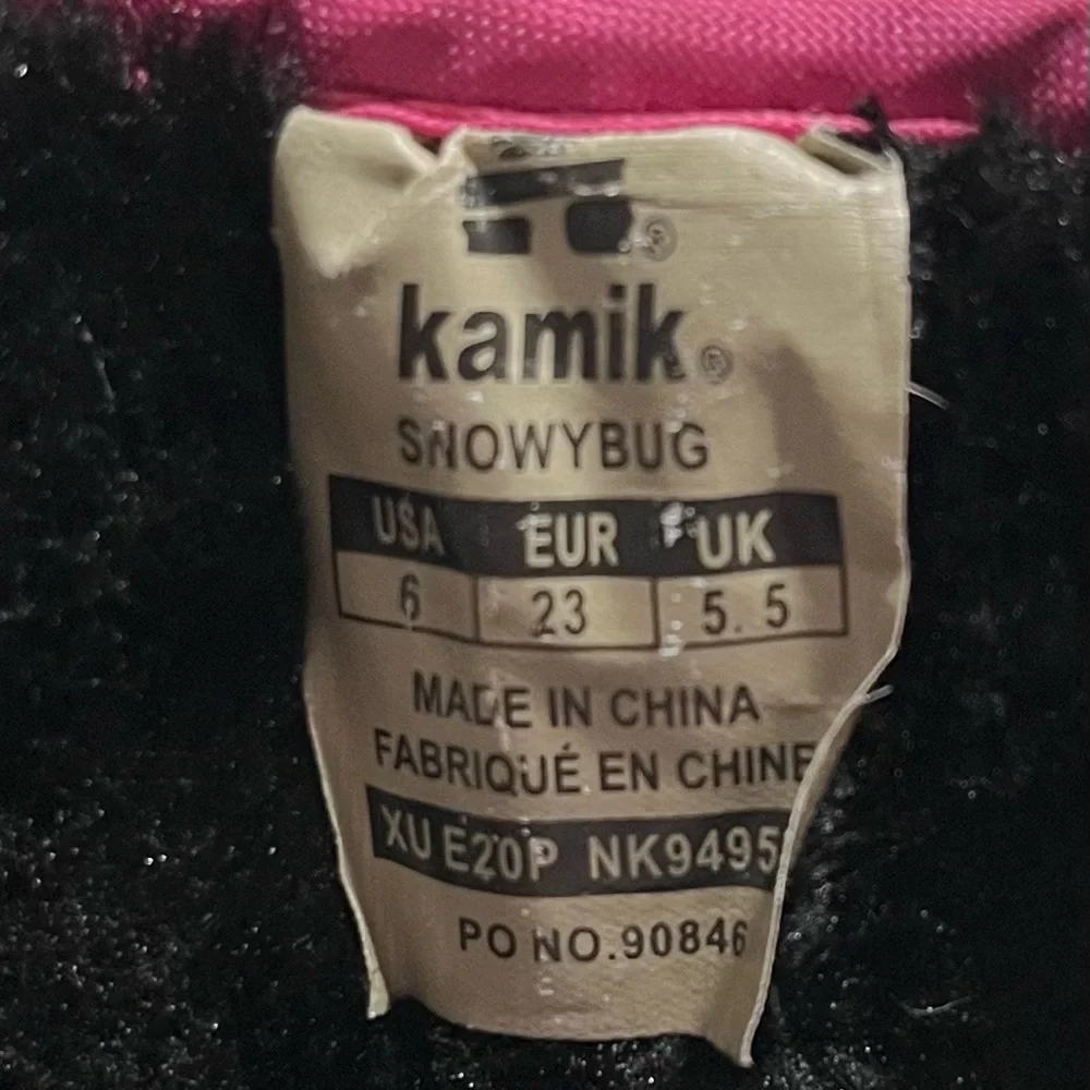 Kamik  boots baby girl size 6