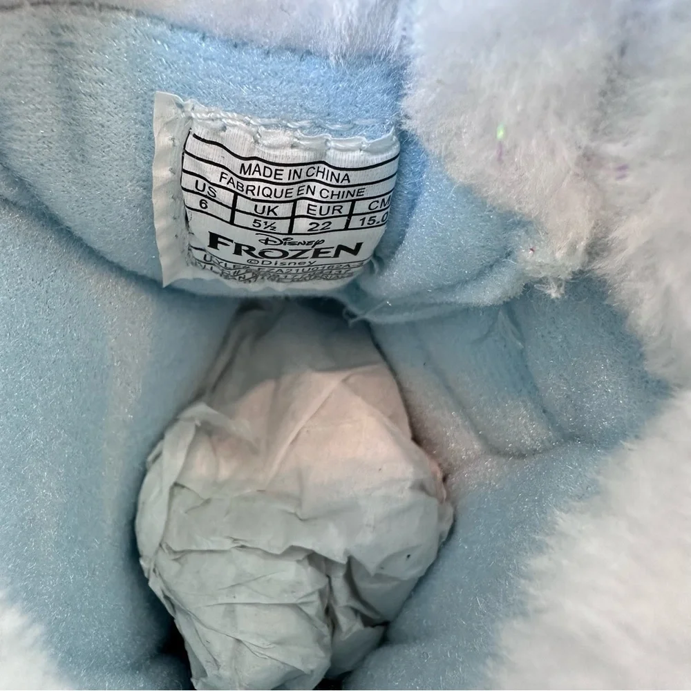 Toddler Disney Frozen Shimmering Blue Snow Boots