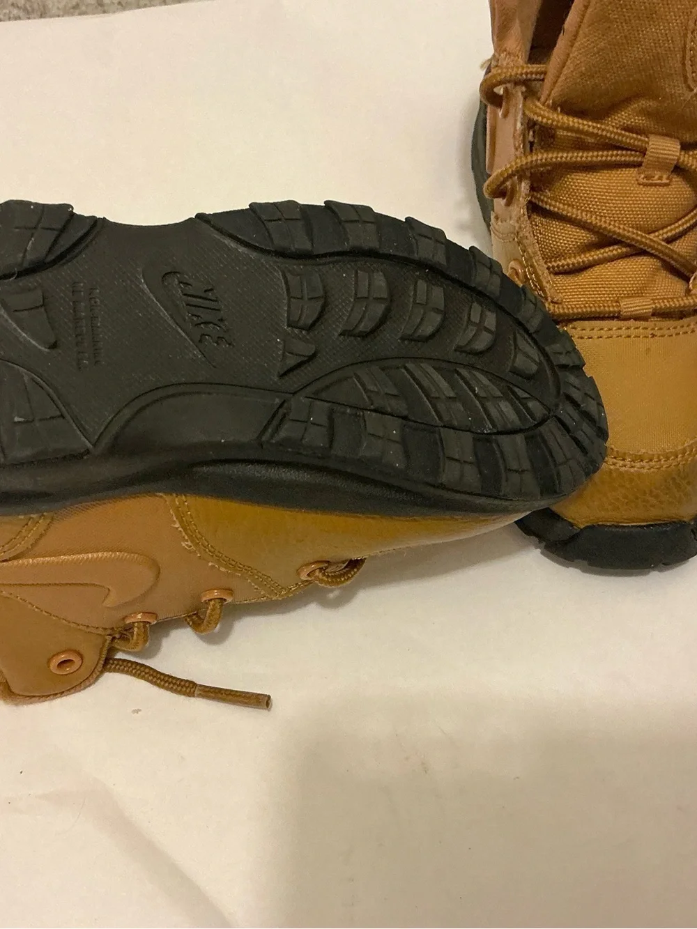 Nike Kids' Tan/Brown High-Top Boots