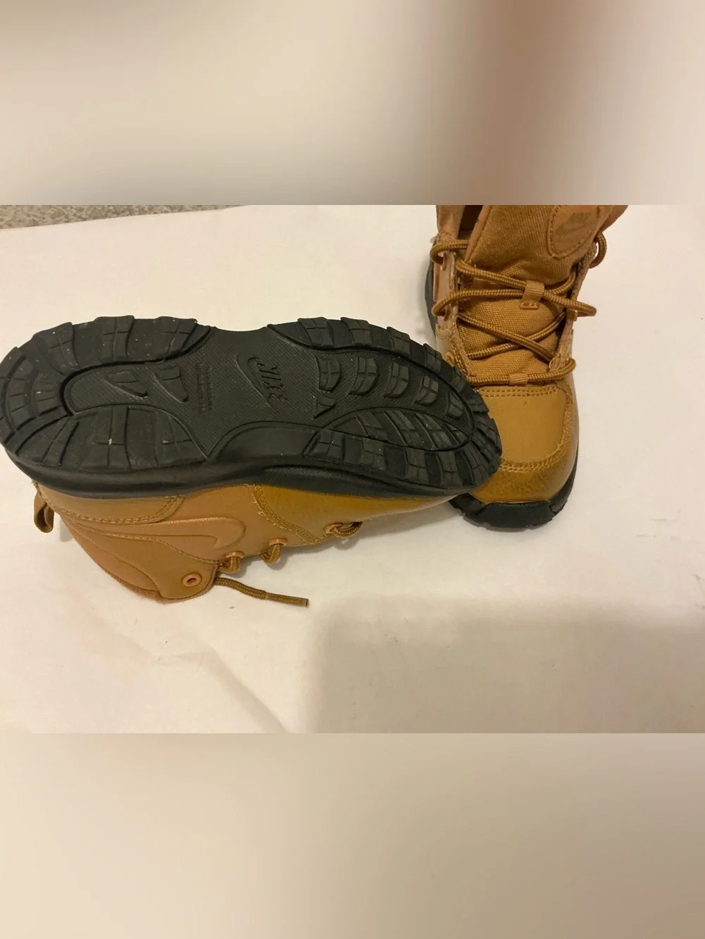 Nike Kids' Tan/Brown High-Top Boots