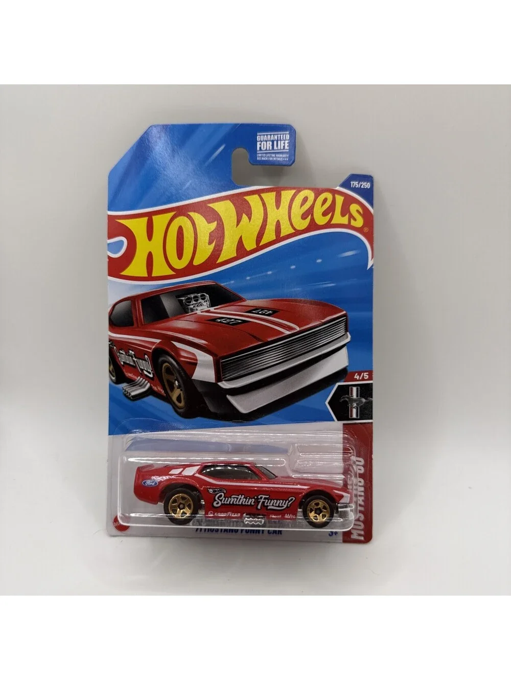 2025 Hot Wheels ’71 Mustang Funny Car Red #175/250 Mustang 60 4/5