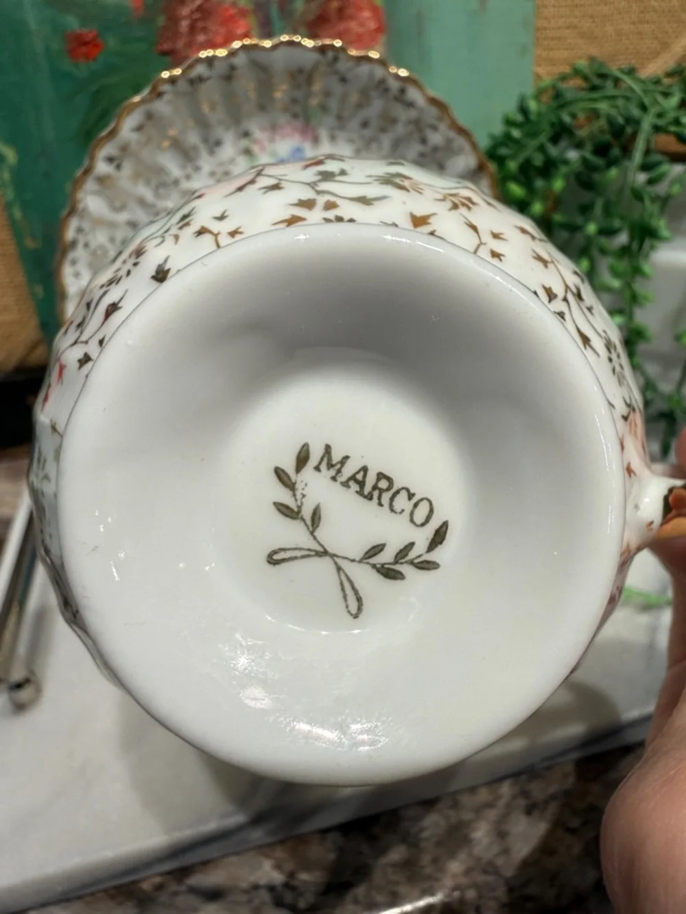 Vintage delicate white