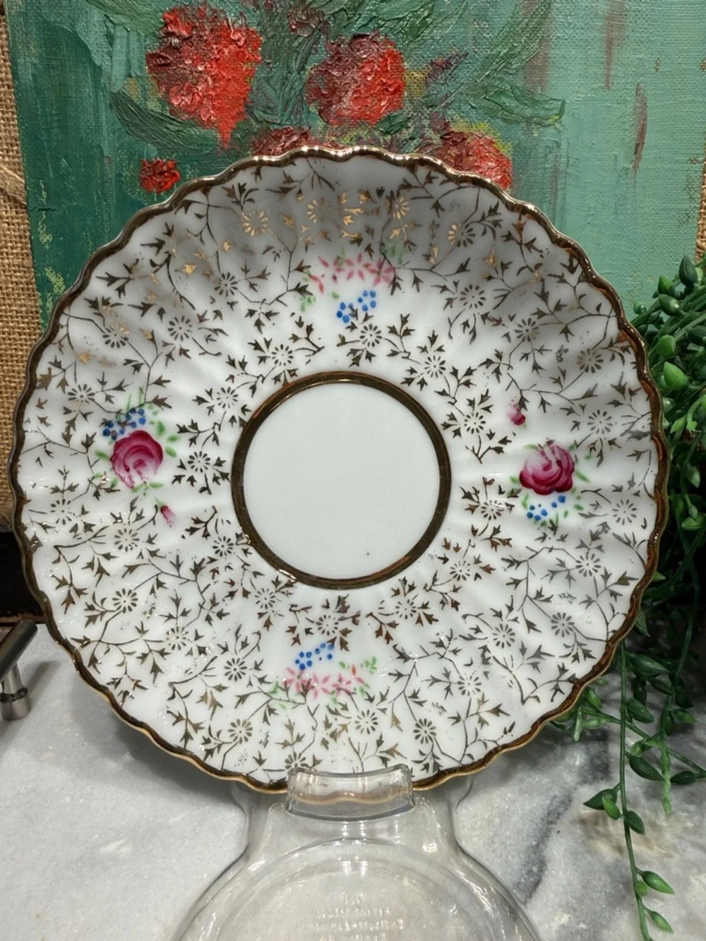Vintage delicate white